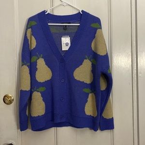 COPY - Purple pear design sweater